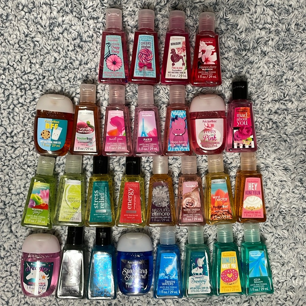 27 Miscellaneous Bath and Body Works PocketBac Hand Sanitizers
